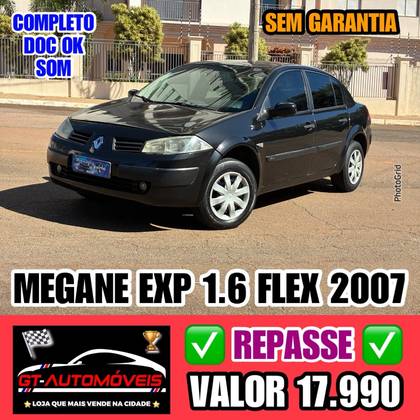 RENAULT MEGANE 1.6 EXPRESSION 16V FLEX 4P MANUAL RENAULT MEGANE 1.6 EXPRESSION 16V FLEX 4P MANUAL